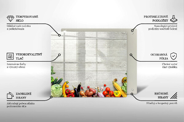 Chopping board Vegetables on the boards