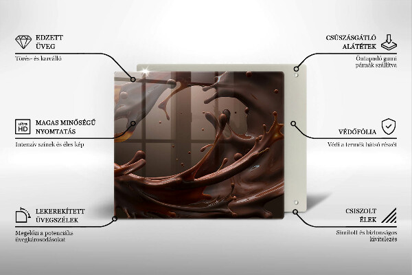 Worktop saver large Liquid chocolate