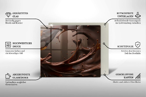 Worktop saver large Liquid chocolate