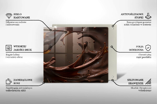 Worktop saver large Liquid chocolate