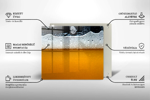 Chopping board Beer drink foam