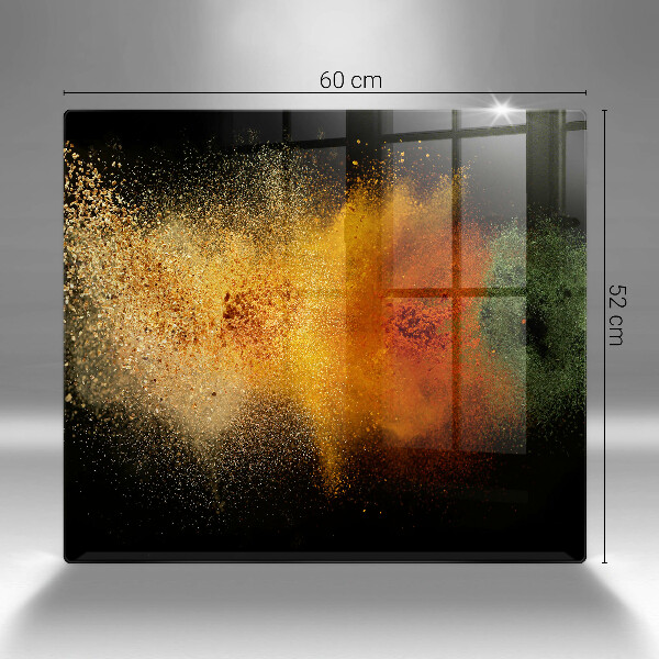 Chopping board Colorful spices