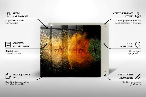 Chopping board Colorful spices