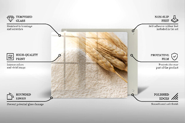 Chopping board Flour and cereals