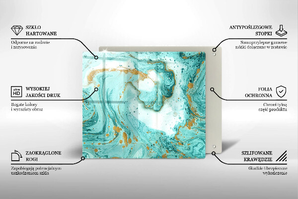 Worktop saver large Blue abstraction