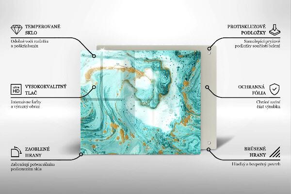 Worktop saver large Blue abstraction