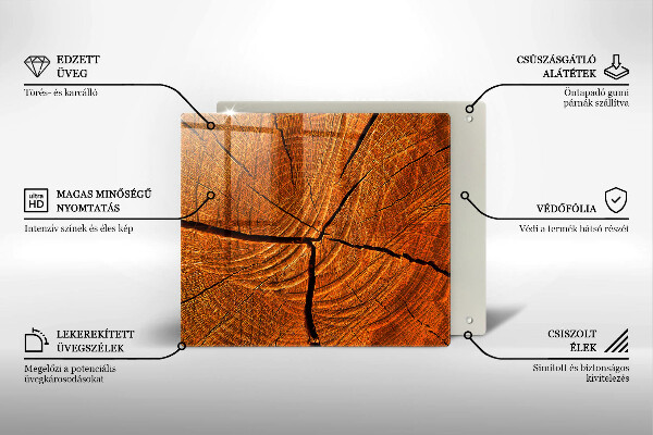 Chopping board Wood trunk structure