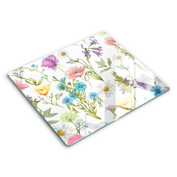 Chopping board Flowers illustration