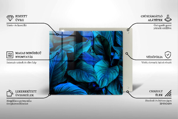 Chopping board Jungle vegetation leaves