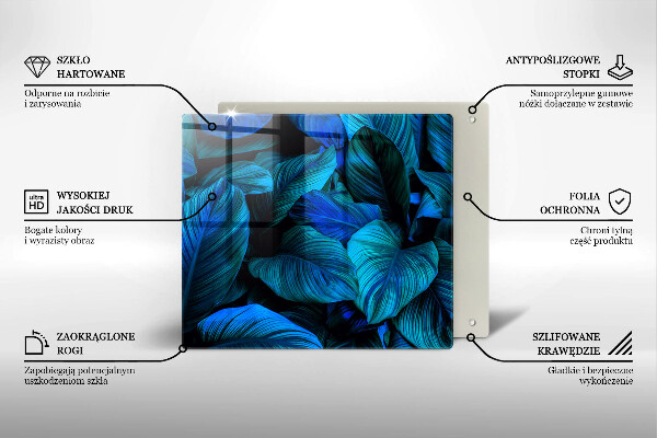 Chopping board Jungle vegetation leaves