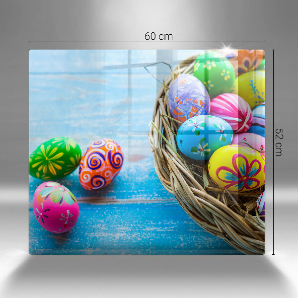 Chopping board Easter eggs