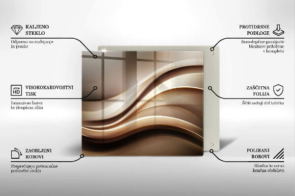 Chopping board Abstraction mild lines