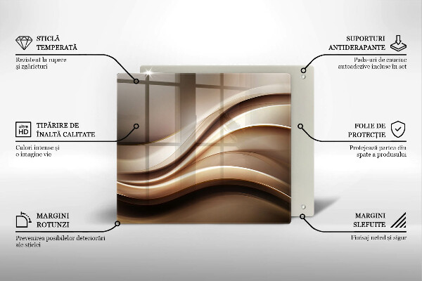 Chopping board Abstraction mild lines