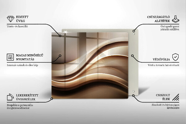Chopping board Abstraction mild lines