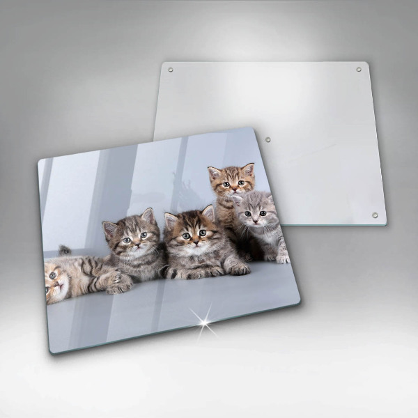 Chopping board Sweet small cats