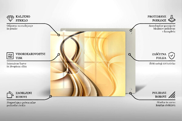 Chopping board Abstraction of smoke