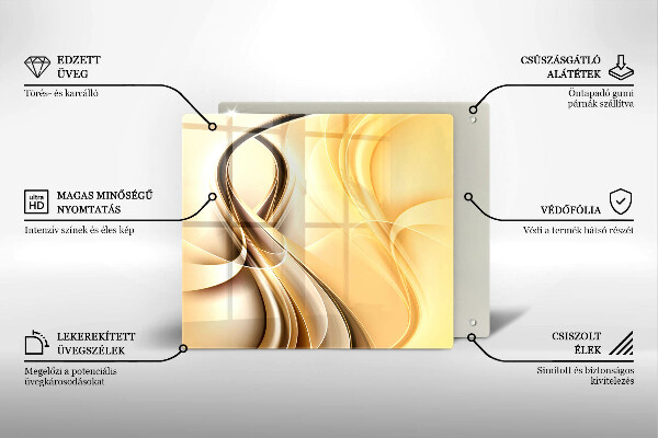 Chopping board Abstraction of smoke