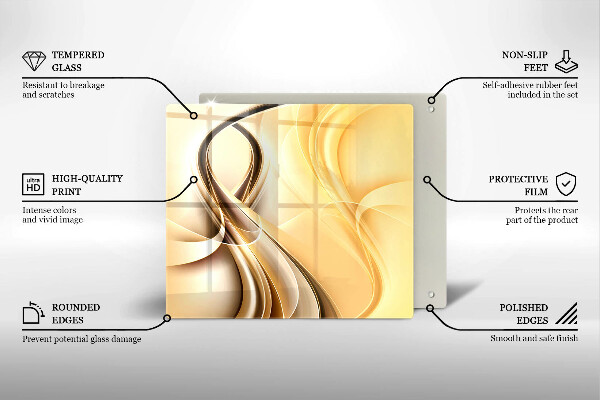 Chopping board Abstraction of smoke