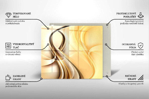 Chopping board Abstraction of smoke