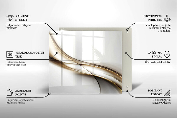 Chopping board Mild abstraction lines