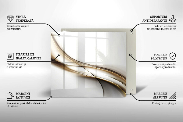 Chopping board Mild abstraction lines