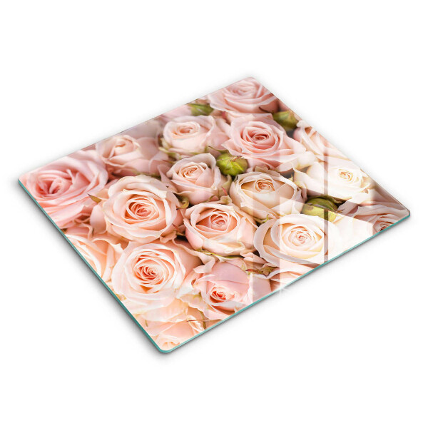 Chopping board A delicate bouquet of roses