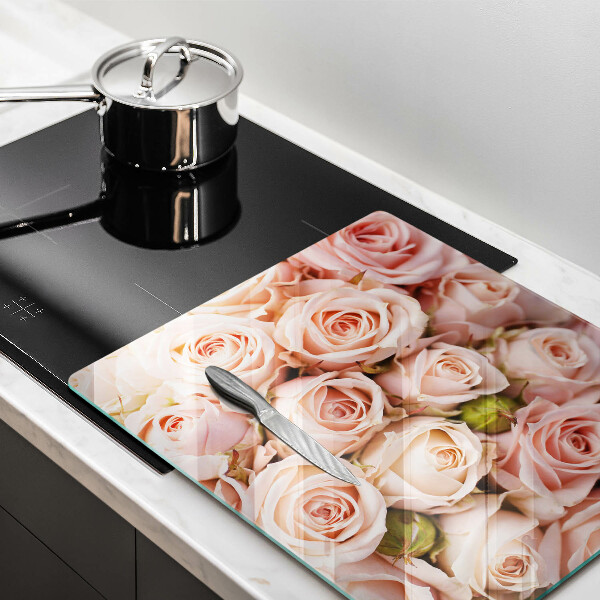 Chopping board A delicate bouquet of roses