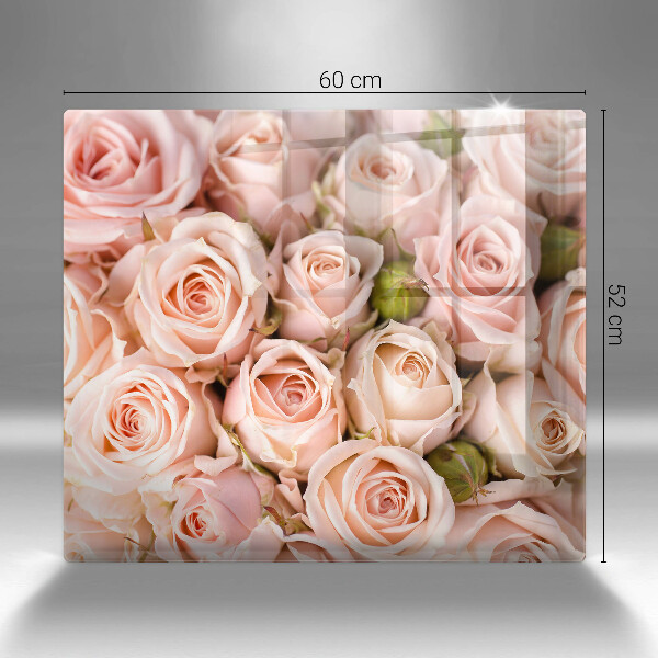 Chopping board A delicate bouquet of roses