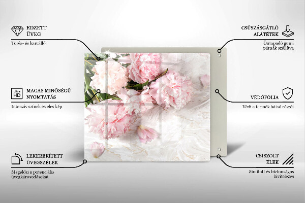 Chopping board Delicate roses flowers