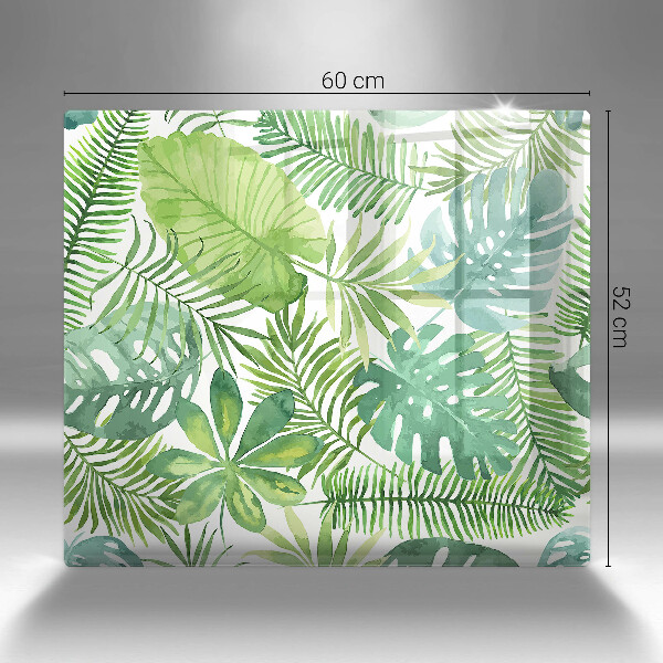 Chopping board Boho watercolors leaves