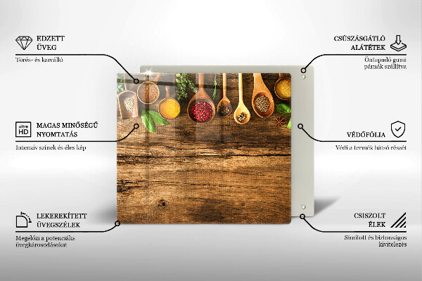 Chopping board Wooden spices