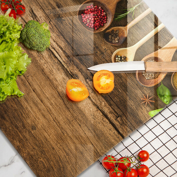 Chopping board Wooden spices