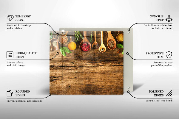 Chopping board Wooden spices