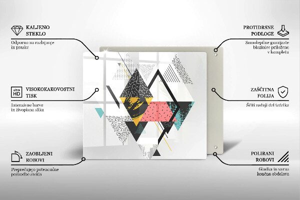 Chopping board Abstraction of the triangle