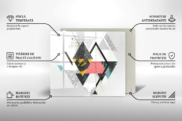 Chopping board Abstraction of the triangle
