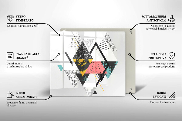 Chopping board Abstraction of the triangle