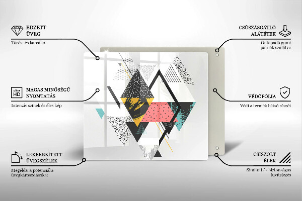 Chopping board Abstraction of the triangle