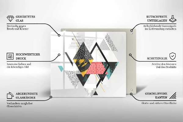Chopping board Abstraction of the triangle