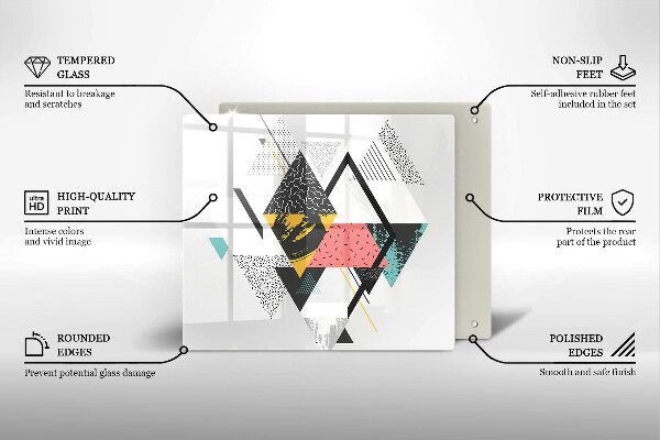 Chopping board Abstraction of the triangle