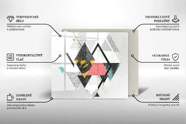 Chopping board Abstraction of the triangle