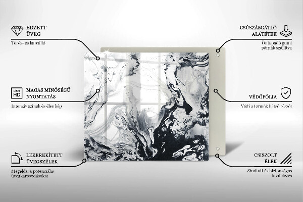 Chopping board Ink abstraction
