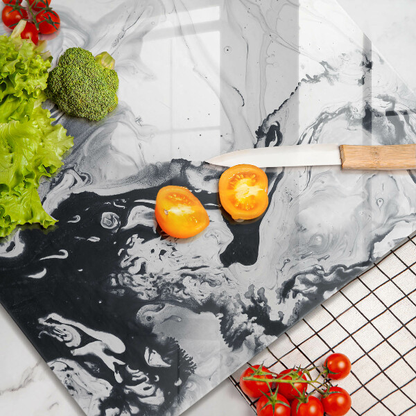 Chopping board Ink abstraction