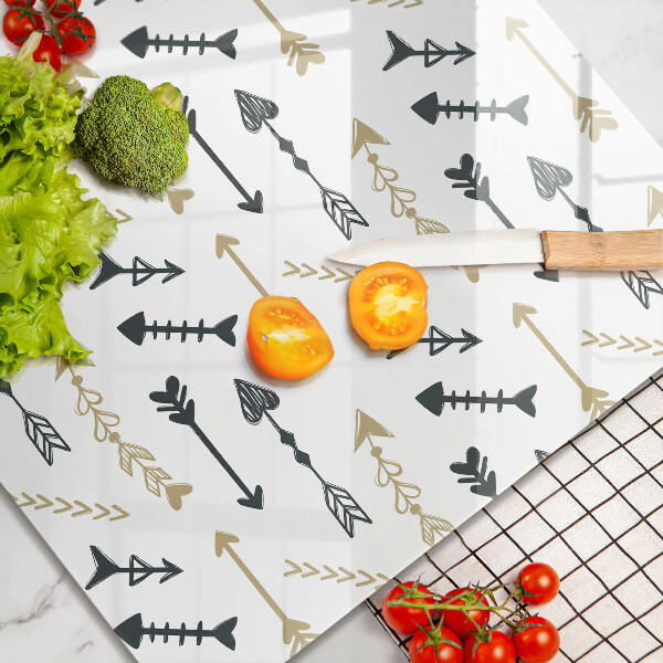 Chopping board Boho arrow pattern