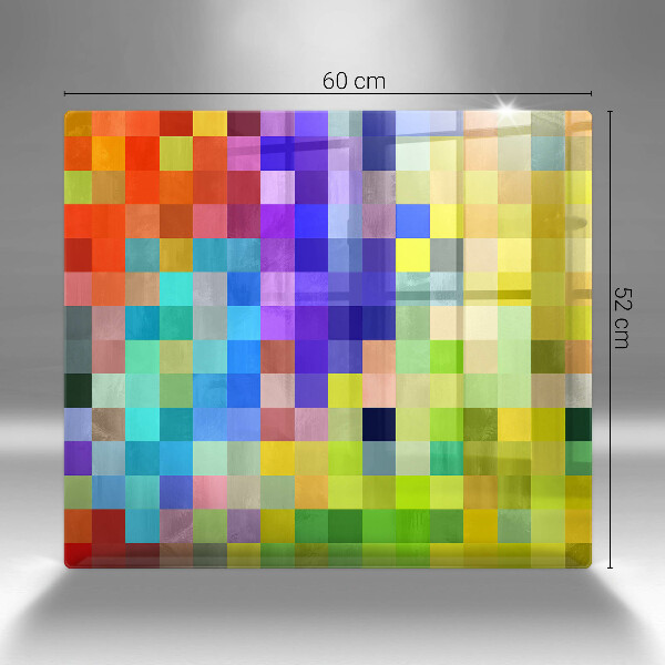 Chopping board Colorful squares pixels