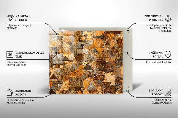 Chopping board Geometric figure pattern