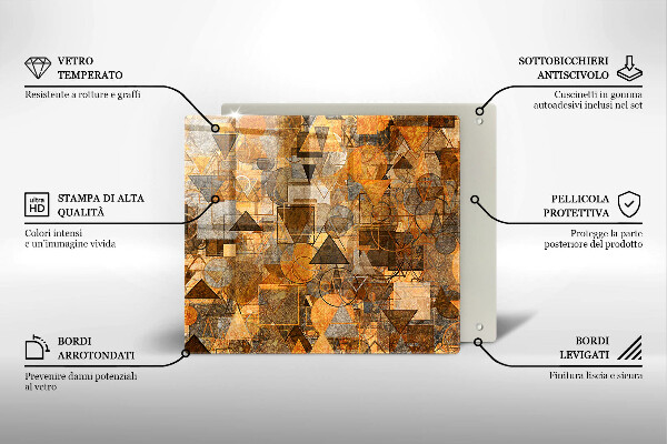 Chopping board Geometric figure pattern