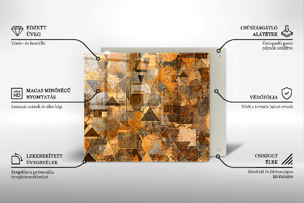 Chopping board Geometric figure pattern