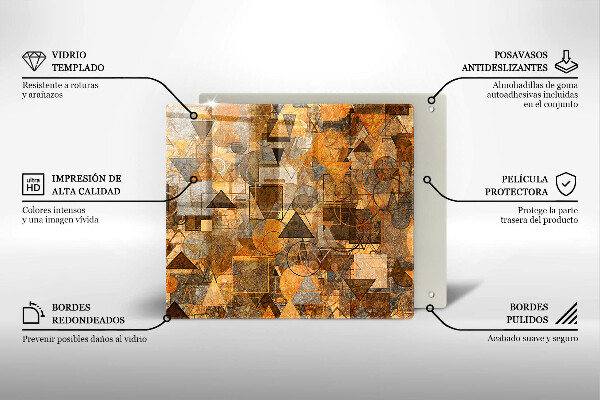 Chopping board Geometric figure pattern