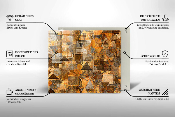 Chopping board Geometric figure pattern