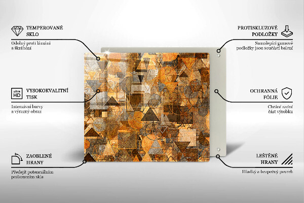 Chopping board Geometric figure pattern